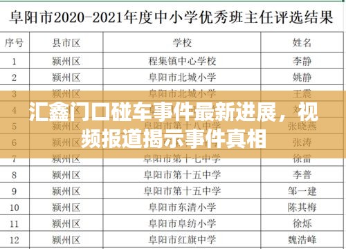汇鑫门口碰车事件最新进展，视频报道揭示事件真相