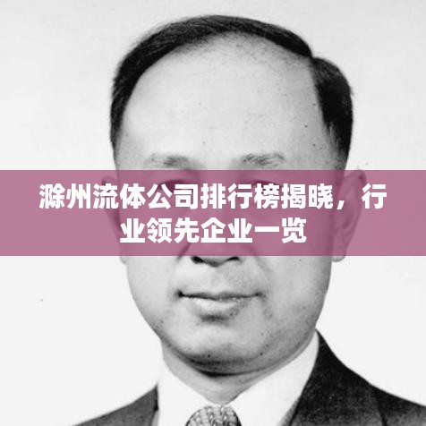 滁州流体公司排行榜揭晓，行业领先企业一览