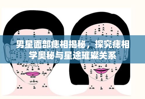 男星面部痣相揭秘，探究痣相学奥秘与星途璀璨关系